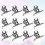 Rectangular Sealing Clip Silver Metal 30pcs Daily Use 4