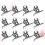 Rectangular Sealing Clip Silver Metal 30pcs Daily Use 5