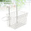 Bathroom Shelf Organizer Storage Rack Door Hanging White 1pcs 8