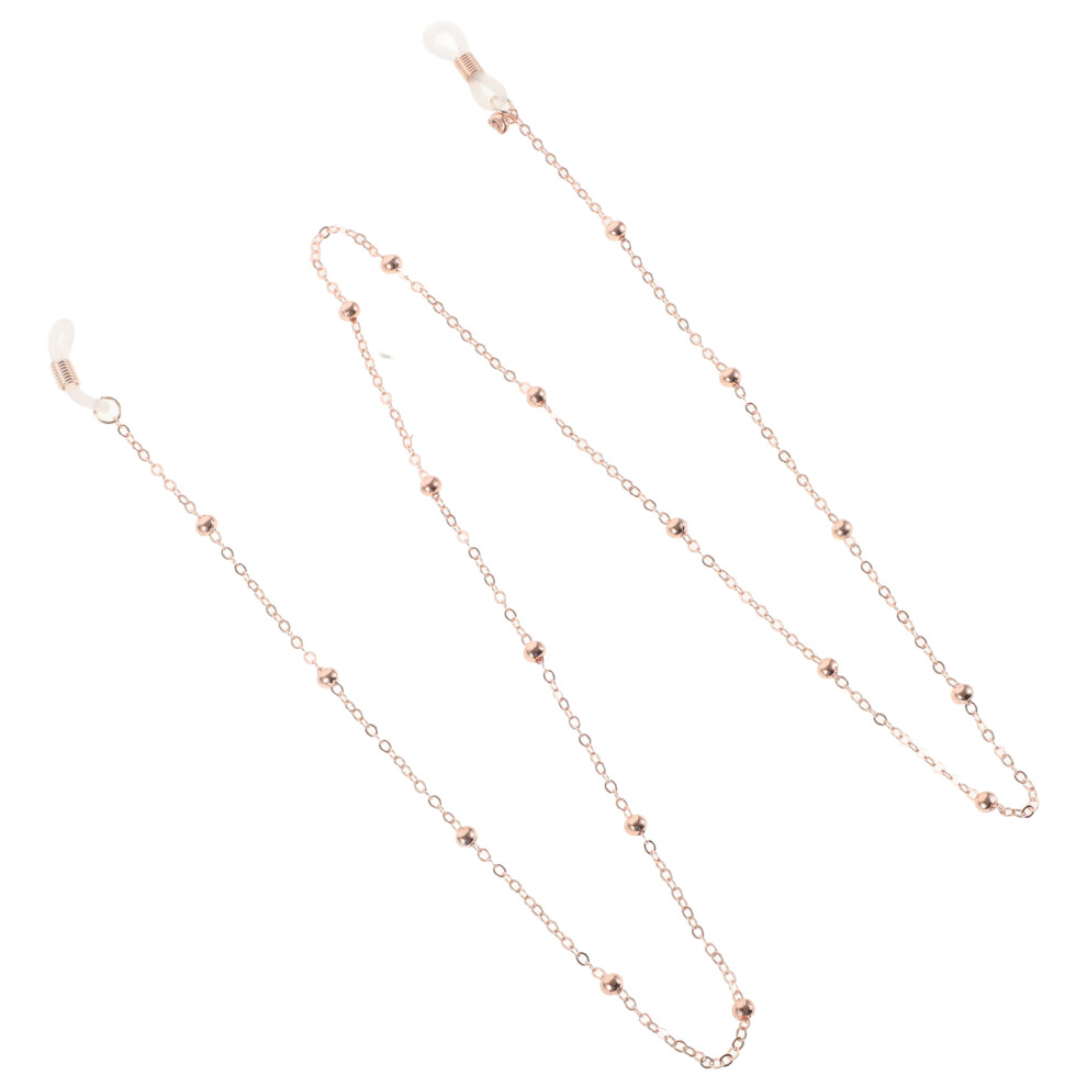 Totority Pearl Necklace Sunglasses Strap Trendy Eyeglass Chain Golden