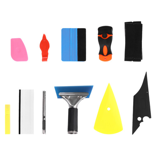 Vehicle Sticker Installation Kit 11 Pieces Window Tint Kit Tool