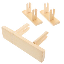 3pcs Japanese Fan Rack Wooden Storage For Office Public