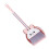 Rabbit Shape Broom And Dustpan Set Pink Plastic 1set 1