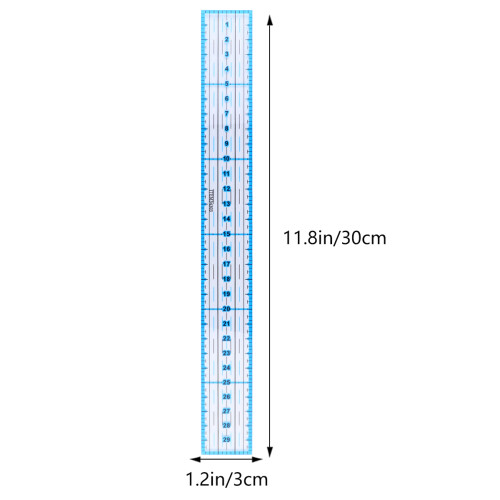 Patchwork Ruler Sewing Template Fabric Measure Transparent Acrylic 1