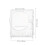 1pc Acrylic Case Camera Cover Compatible For Mini 90 (Transparent) 2