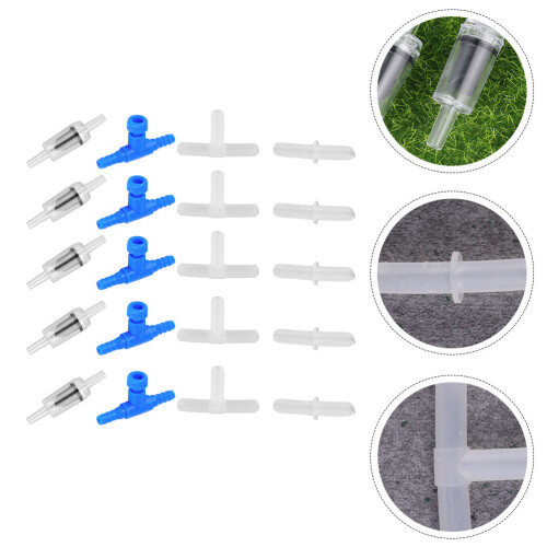 20pcs Aquarium Plastic Distributor Fish Tank Oxygen Pump Air Splitter 1