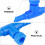 20pcs Aquarium Plastic Distributor Fish Tank Oxygen Pump Air Splitter 10