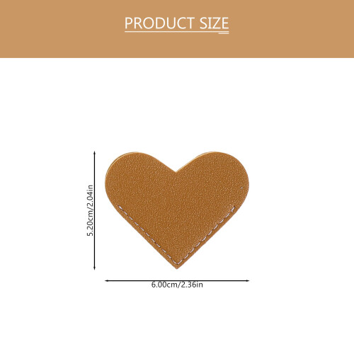 Heart Shaped Bookmarks 6pcs Set For Page Protection 1