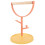 Desktop Bird Perch Plastic And Wood Orange Rack For Birds 1pack 10