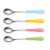 Coffee Mixing Spoons Teaspoons Yellow Ceramic 4pcs 7.5x1x0.4in 11