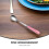 Coffee Mixing Spoons Teaspoons Yellow Ceramic 4pcs 7.5x1x0.4in 8