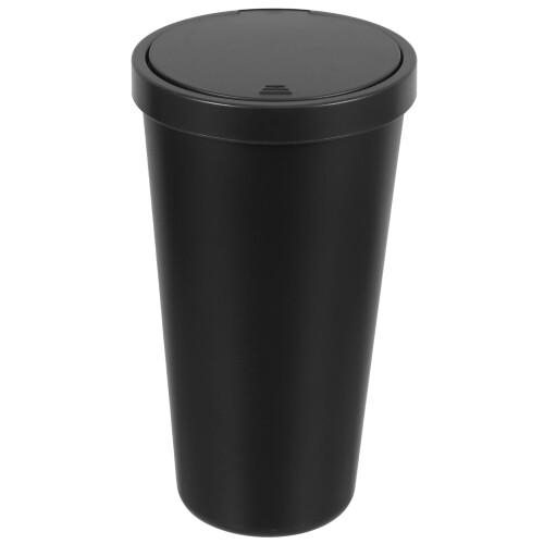 Car Trash Can With Lid Stylish Vehicle Storage Bin 1