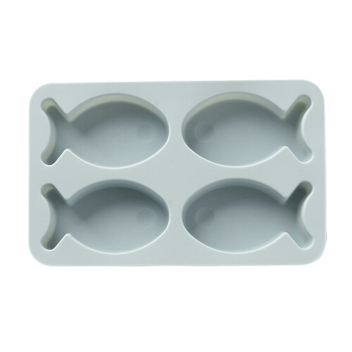Cube Chocolate Mold Making Cake Molds Blue 1pcs