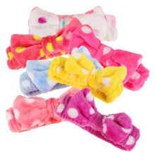 Fleece Makeup Headband Girls Face Wash Yoga 7pcs 5.5x5.5in