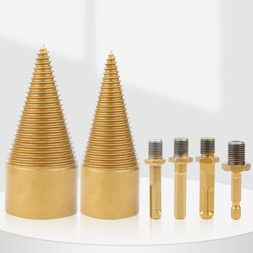 Raindrops Log Splitter Sturdy Cone Drill Bit Plastic 1 Set 3.7x1.6in 2