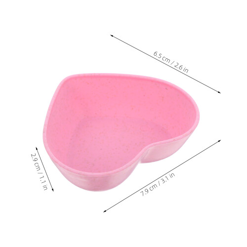 Heart Shape Sauce Dishes Serving Bowls Paste Sushi 1