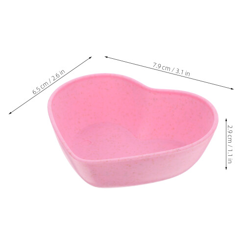 Heart Shape Sauce Dishes Serving Bowls Paste Sushi 2