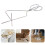 Stainless Dipping Tong Comfortable Grip Home Use Silver 4