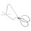 Stainless Dipping Tong Comfortable Grip Home Use Silver 6