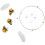 Bee Nursery Mobile Wall Hanging For Kids Room 10