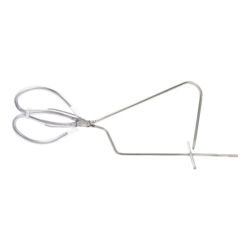 Stainless Dipping Tong Comfortable Grip Home Use Silver