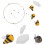 Bee Nursery Mobile Wall Hanging For Kids Room 9