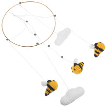 Bee Nursery Mobile Wall Hanging For Kids Room
