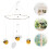 Bee Nursery Mobile Wall Hanging For Kids Room 11