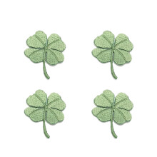 4 Pcs Embroidery Patch Flower Patches Cloth Paste Diy For Clothing