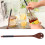 5 Pcs Silverware Spoons Long Honey Wooden Stirring 11