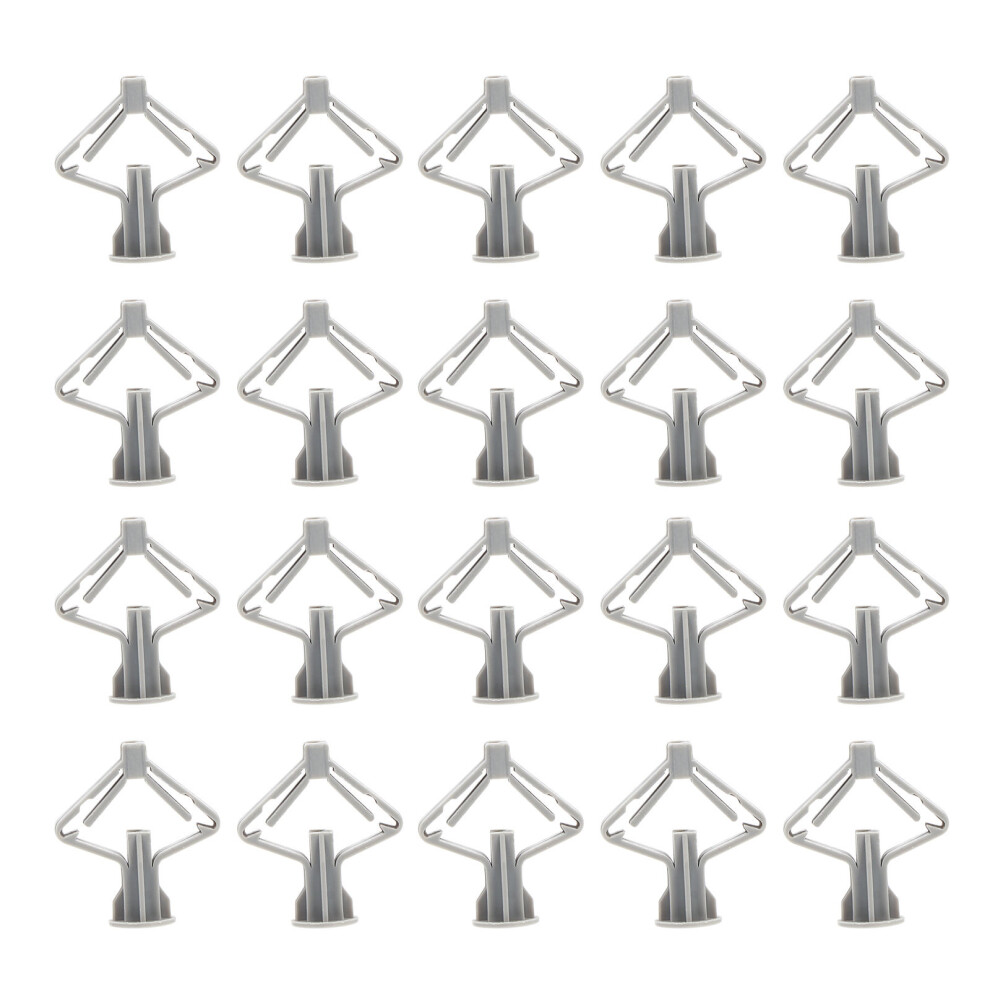 200 Pcs Wall Anchors Butterfly Expansion Tube Drywall Fixings 3164149041328