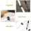 Fastening Cable Ties Cable Ties Black 10pcs 10