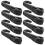 20 Pcs Hard Hat Light Clip Hardhat Headlamp Accessory Black 7