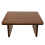 Wood Step Stool Dark Brown Footrest Under Desk 1pack 10