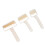 Pizza Cutter Wheel Baking Tools Plastic White 3pcs 1