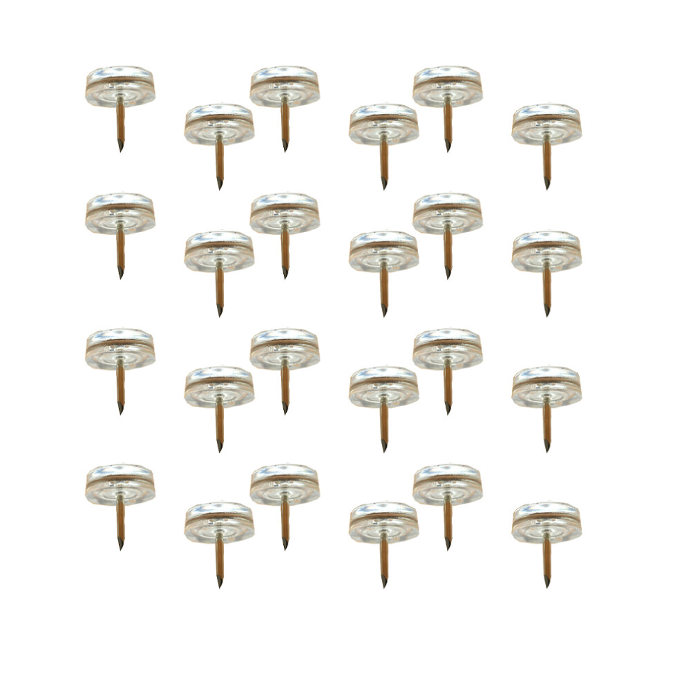 Prevent Scratching Furniture Tacks Transparent Iron 20Pcs 3164149051501
