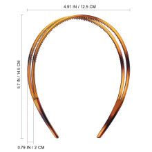 2pcs Elegant Claw Headband For Ladies Anti-Slip Hairband