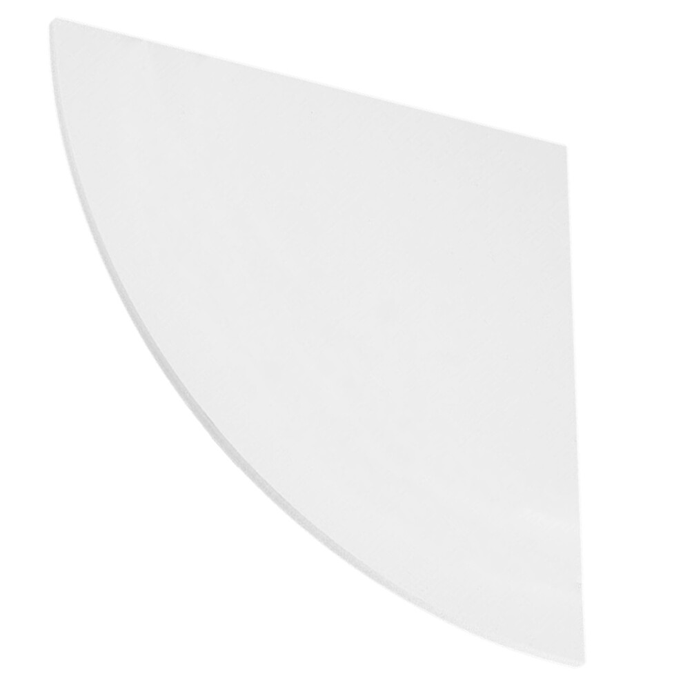 Triangular Shelf Homeowners Renters Modern Decor White 1Set 3164149044947
