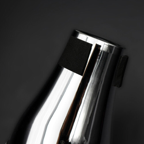 Mute Trombone Argent ABS Silence Facile À Installer 2