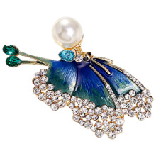 1pack Brooch For Dress With And Rhinestone For Elegance
