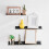 Basin Shelf Wall Mounted Hanging Shower Storage Bathroom Organizer 10