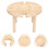 Picnic Table Foldable Wooden Dining Outdoor 3