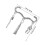 Dentist Inspired Design Brooch Round 1pack 2