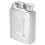 Flask Drinking Small Travel 10.00x6.50x2.50cm Silver 1