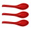 3pcs Large Serving Spoons Black Long Handle For Restaurants 1