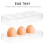 Egg Racks Transparent Plastic 4 Pcs 6