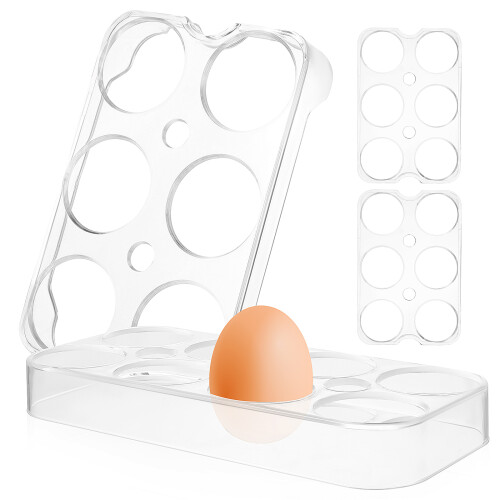 Egg Racks Transparent Plastic 4 Pcs 1