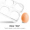 Egg Racks Transparent Plastic 4 Pcs 8