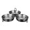 Stainless Steel Poaching Cups Poached Egg Maker Silver 1 Set 1