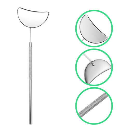1pc Eyelash Extensions Mirror Makeup Inspection Salon Accessory 2